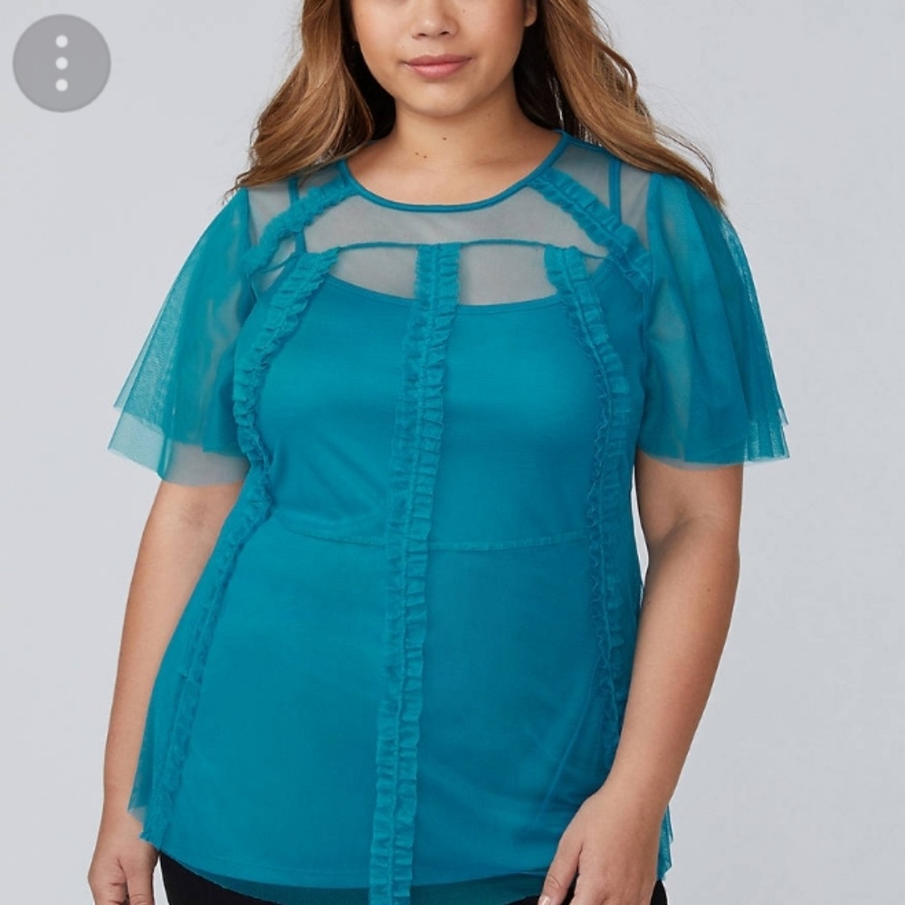 🆕️ Lane Bryant Ruffle Top